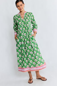 Lula Life BETH Midi Dress in Fern