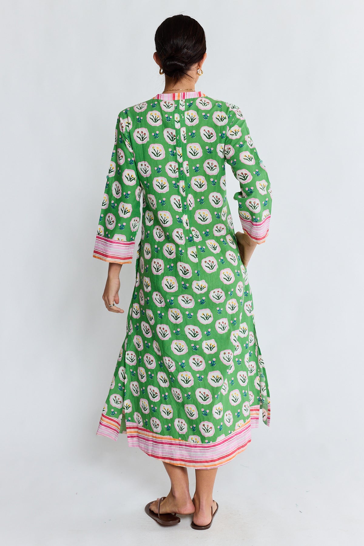Lula Life BETH Midi Dress in Fern