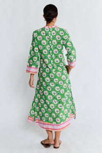 Lula Life BETH Midi Dress in Fern