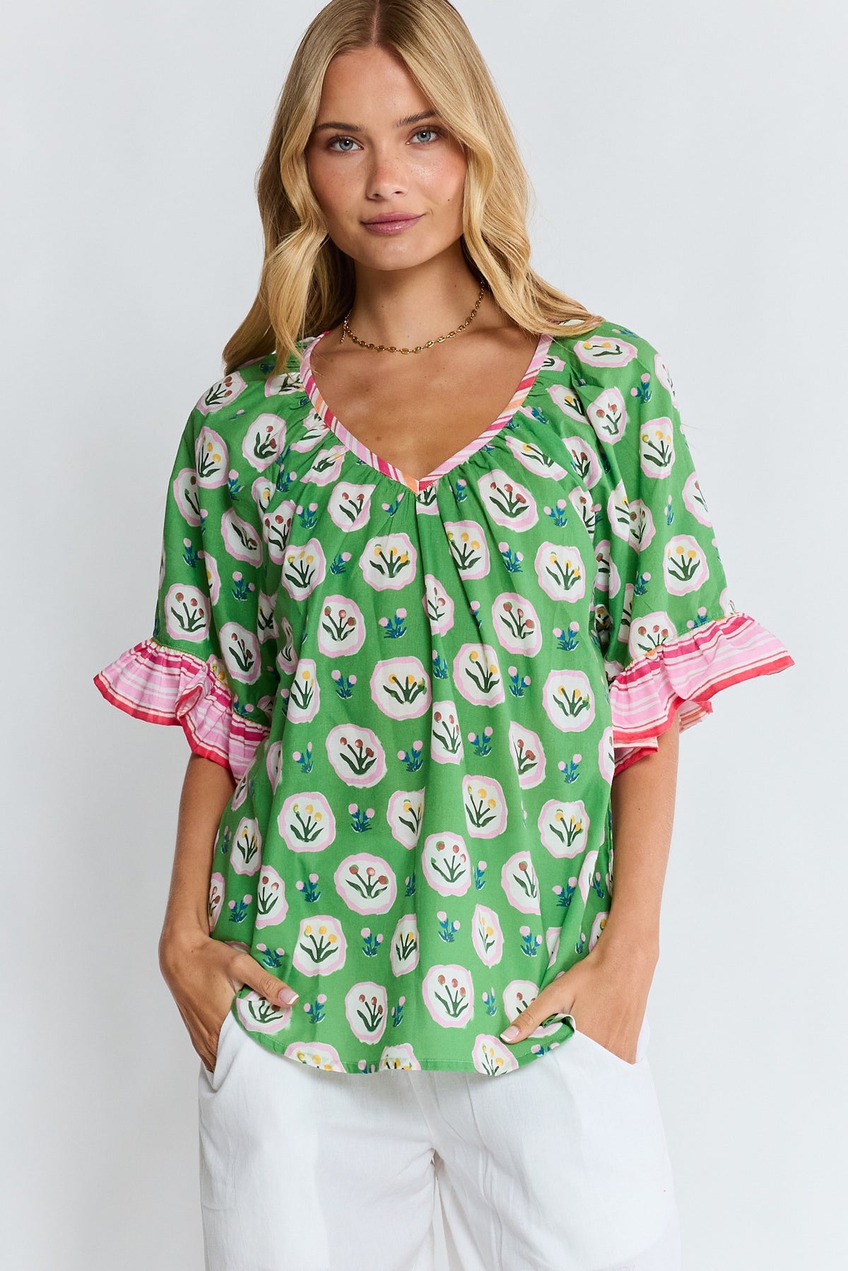 Lula Life BETH Top in Fern