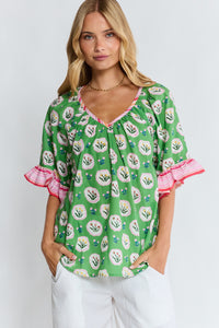 Lula Life BETH Top in Fern