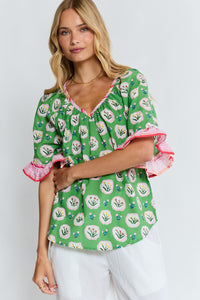 Lula Life BETH Top in Fern