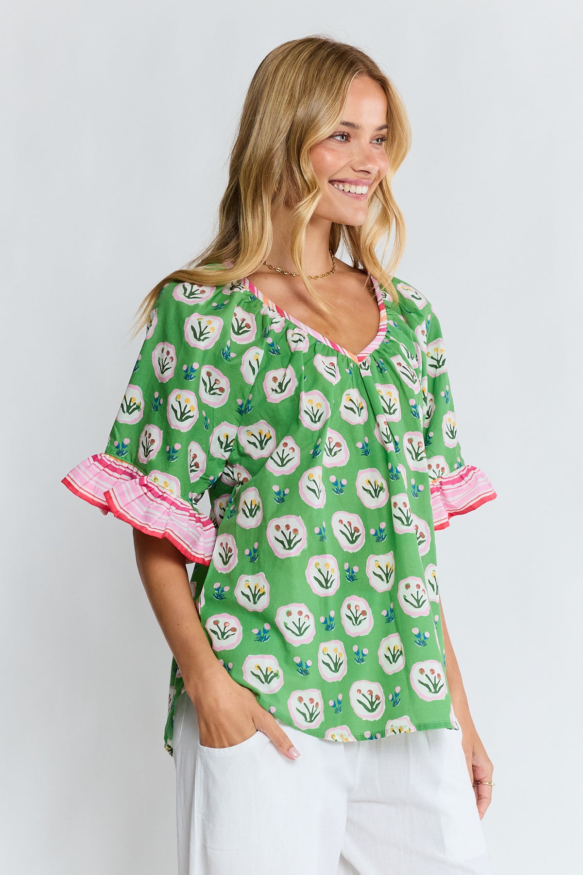 Lula Life BETH Top in Fern