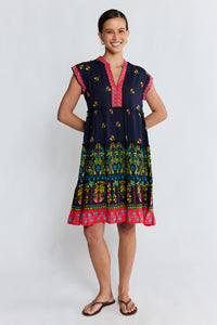 Lula Life EMMA Tier Dress in Ebony