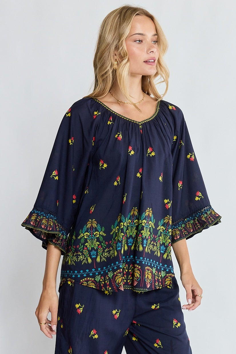 Lula Life EMMA Top in Ebony