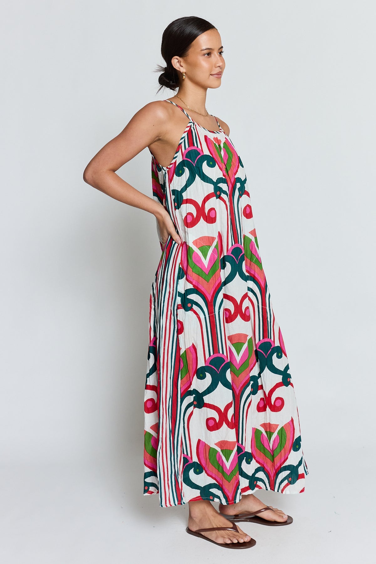 Lula Life SADIE Maxi Dress in Melon