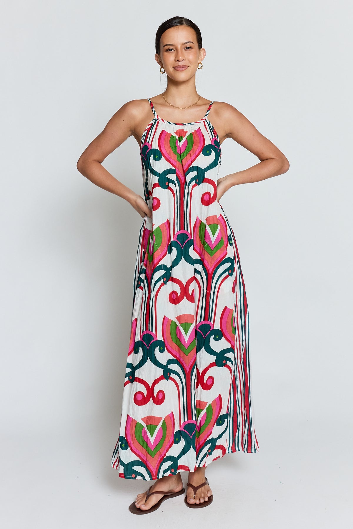 Lula Life SADIE Maxi Dress in Melon