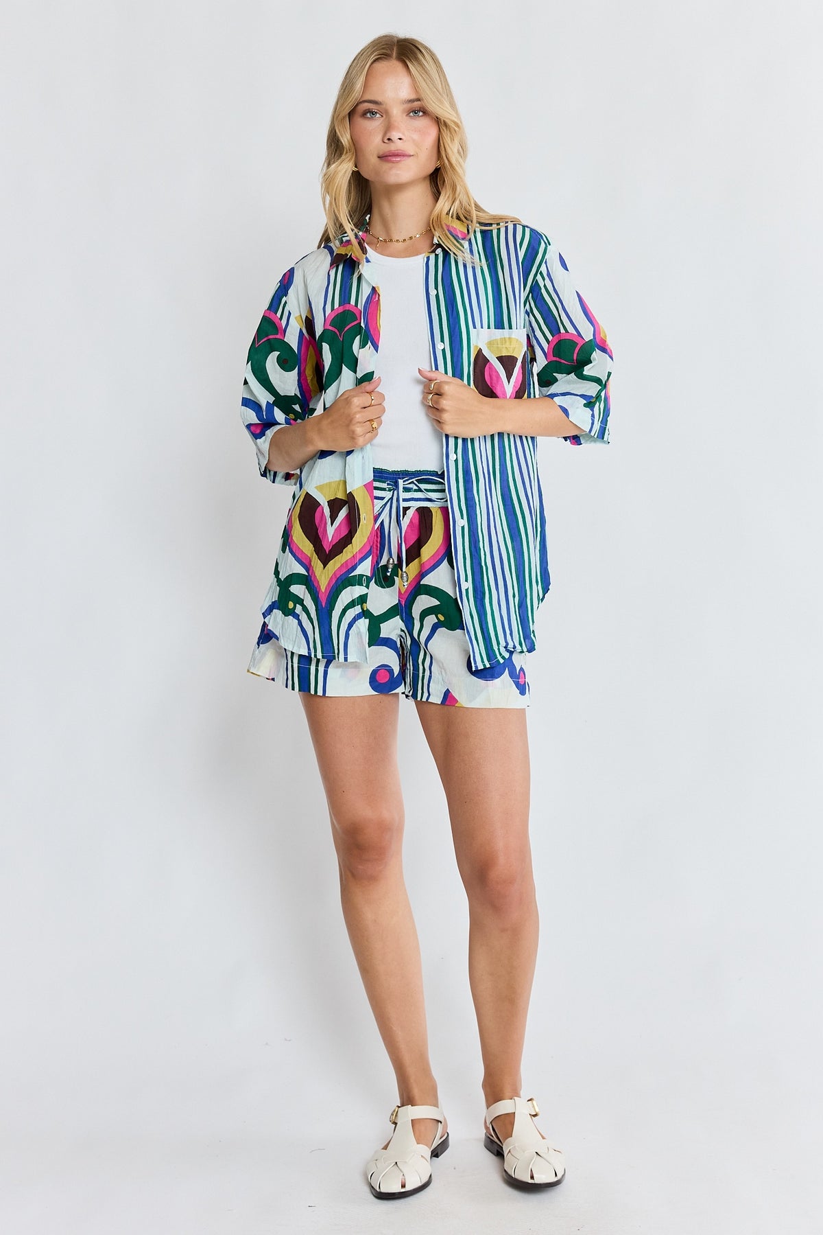 Lula Life SADIE Shirt in Ocean