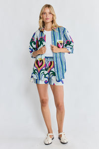 Lula Life SADIE Shirt in Ocean