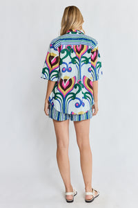 Lula Life SADIE Shirt in Ocean