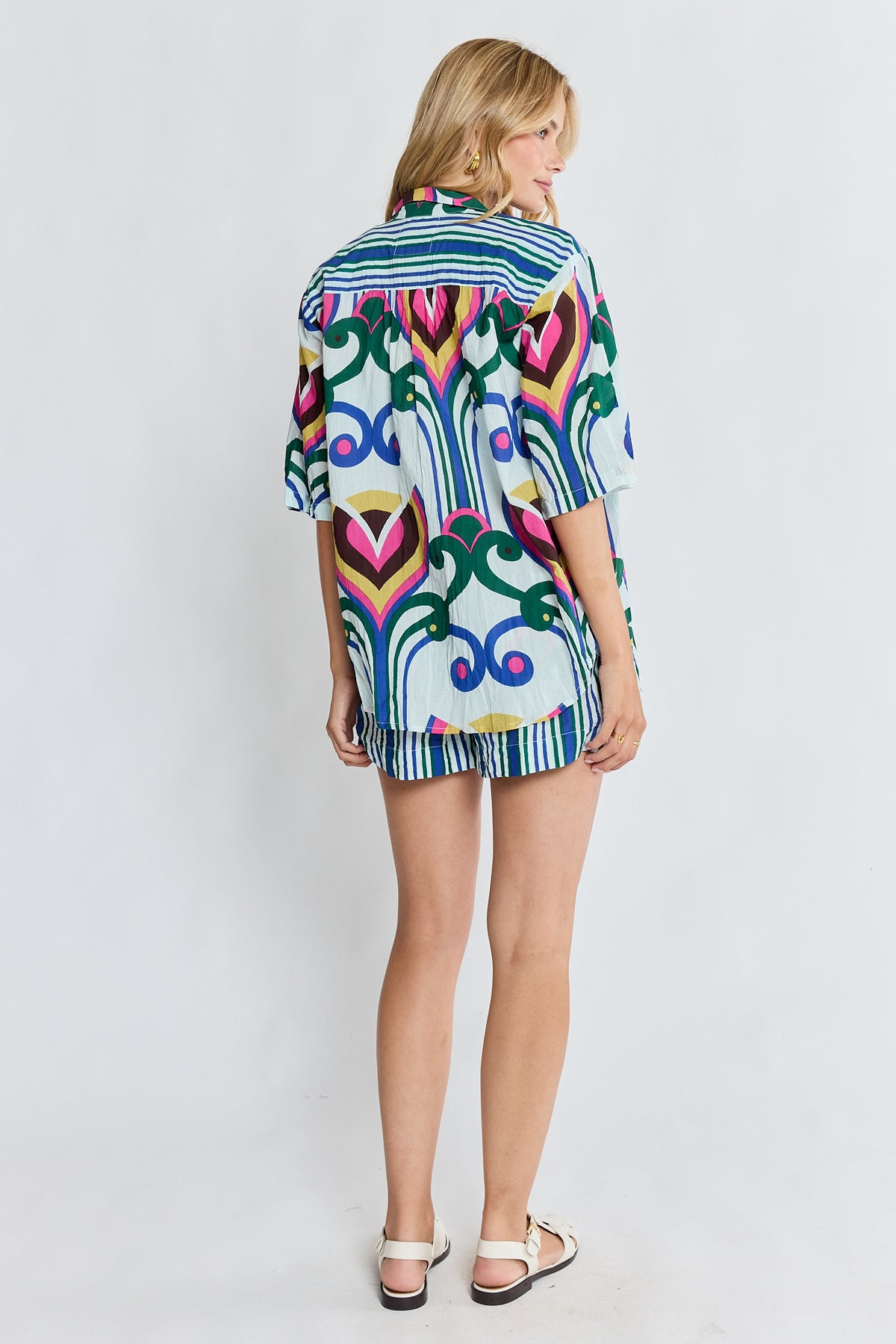 Lula Life SADIE Shirt in Ocean