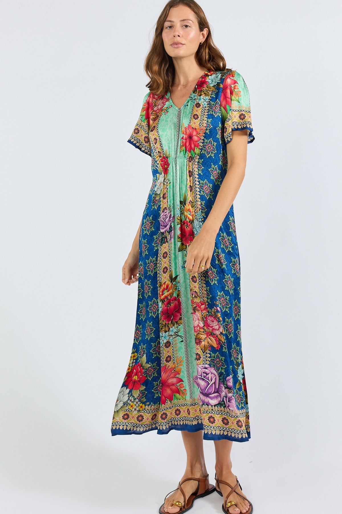 Lula Soul ALCAZAR Midi Dress in Navy