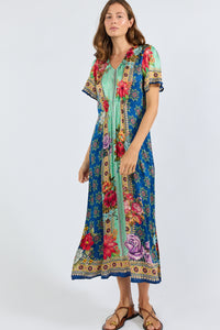 Lula Soul ALCAZAR Midi Dress in Navy
