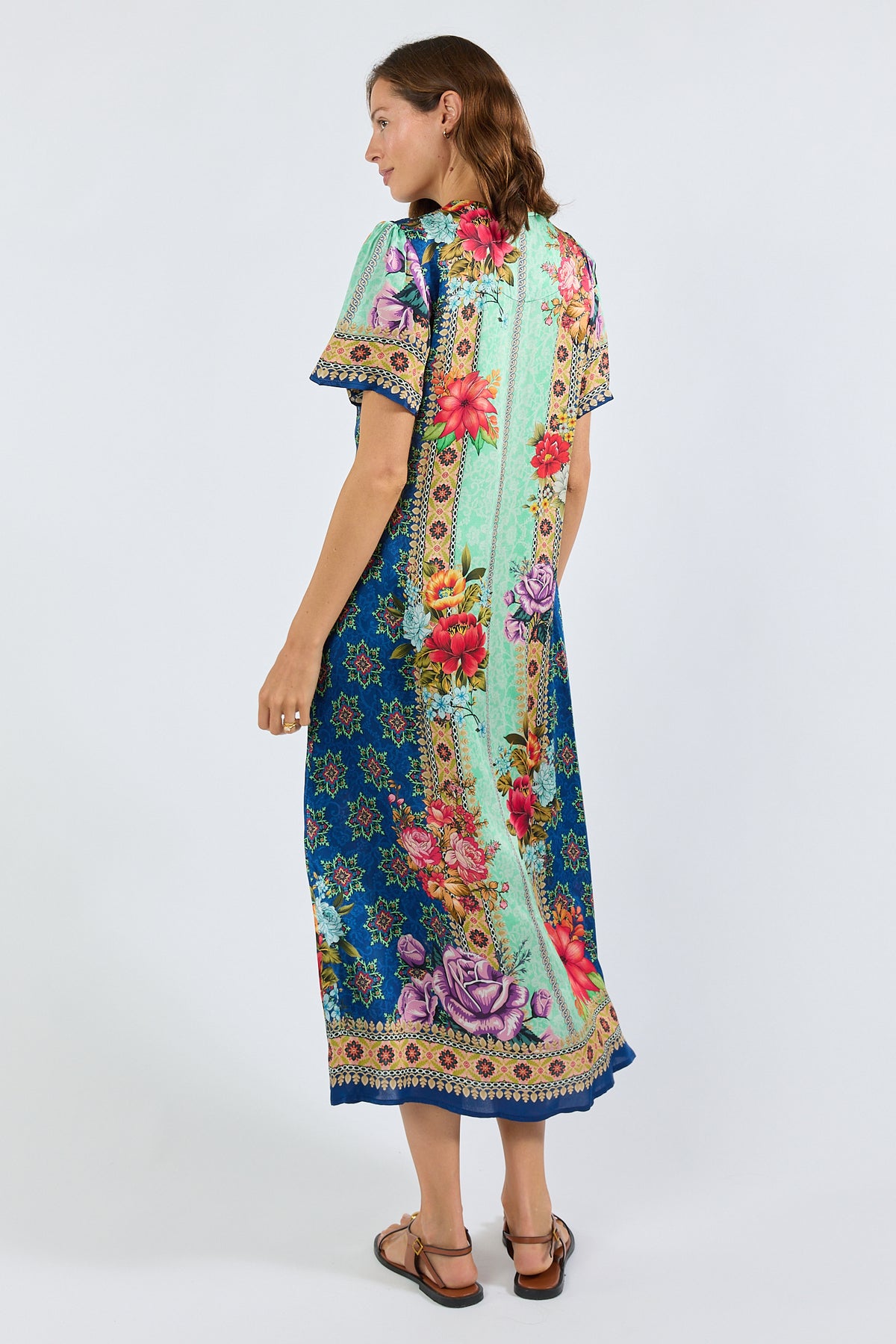 Lula Soul ALCAZAR Midi Dress in Navy