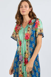 Lula Soul ALCAZAR Midi Dress in Navy