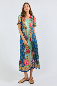 Lula Soul ALCAZAR Midi Dress in Navy