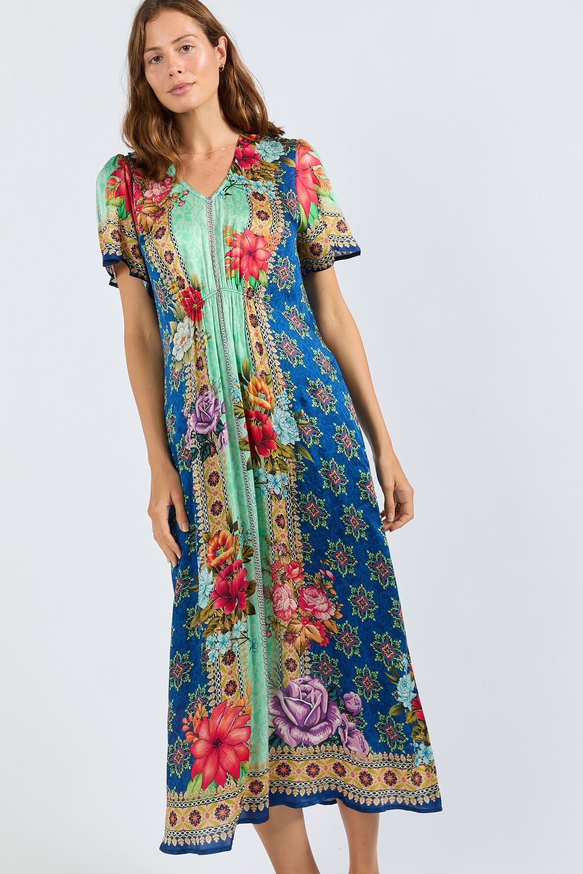 Lula Soul ALCAZAR Midi Dress in Navy