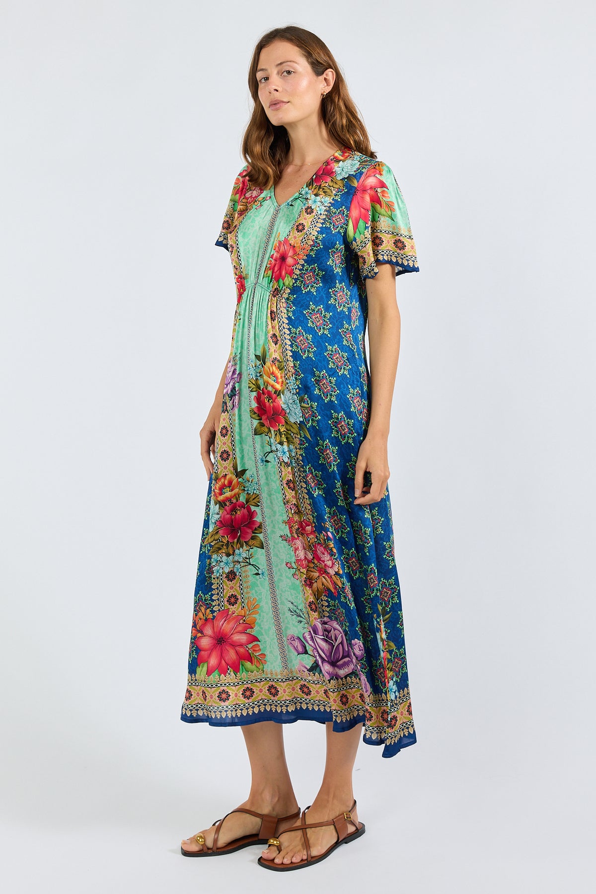 Lula Soul ALCAZAR Midi Dress in Navy