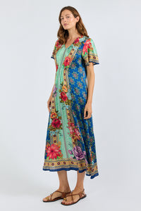 Lula Soul ALCAZAR Midi Dress in Navy