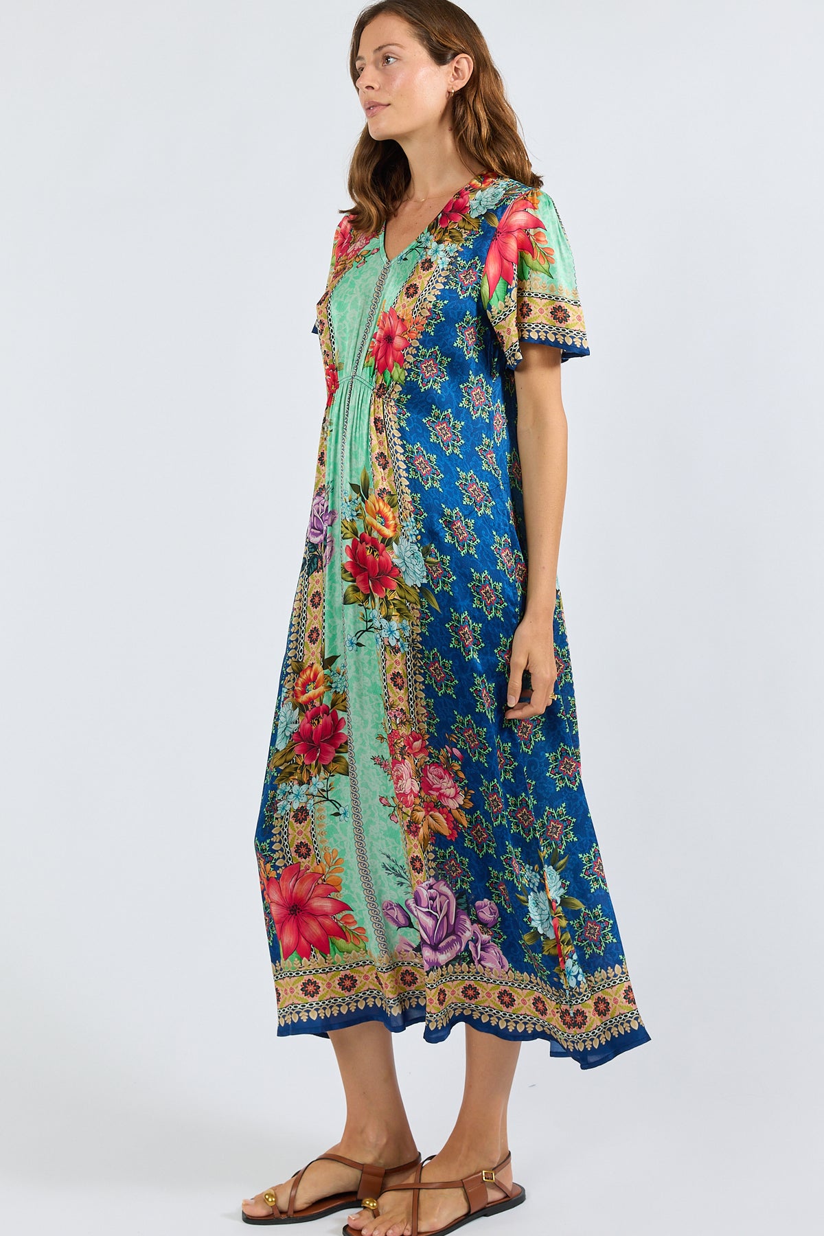 Lula Soul ALCAZAR Midi Dress in Navy