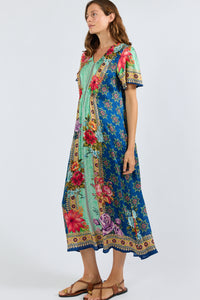 Lula Soul ALCAZAR Midi Dress in Navy