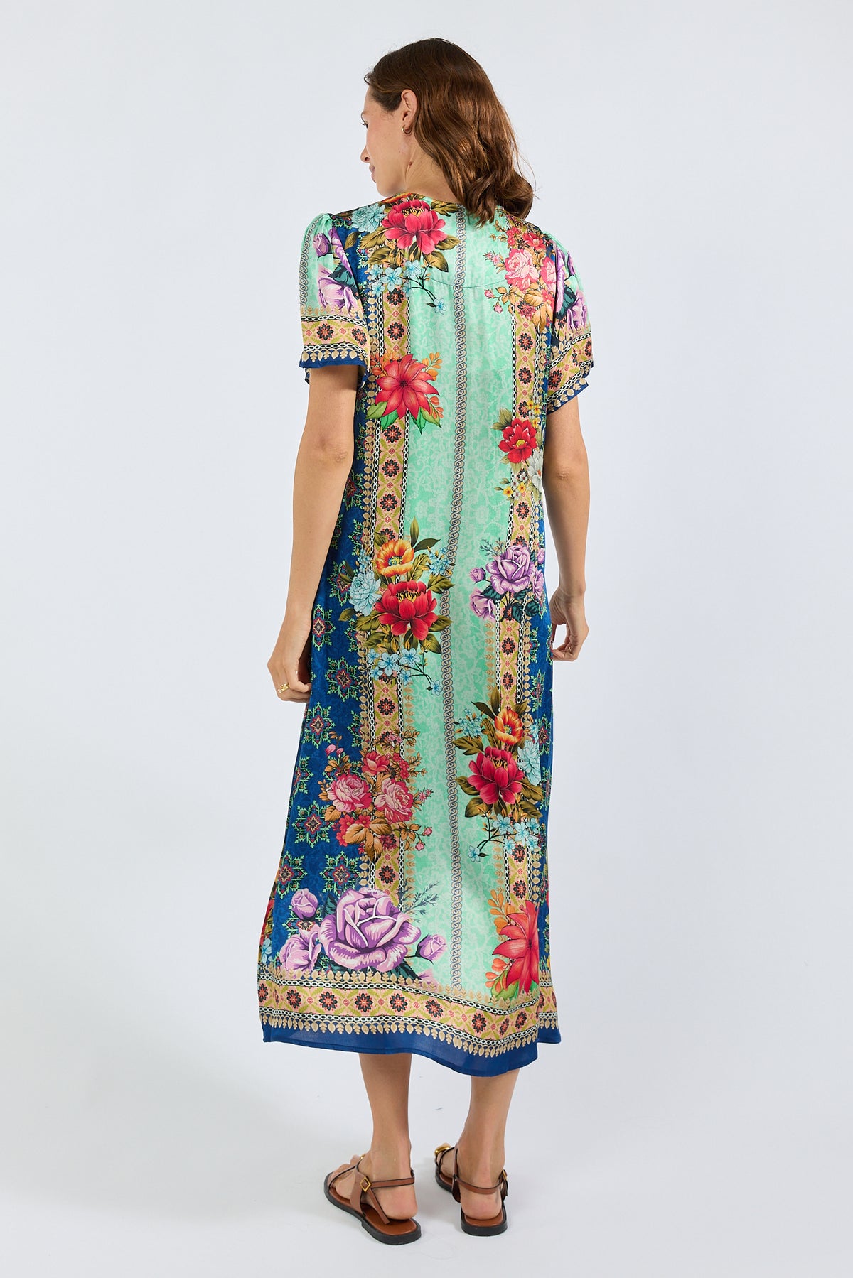 Lula Soul ALCAZAR Midi Dress in Navy