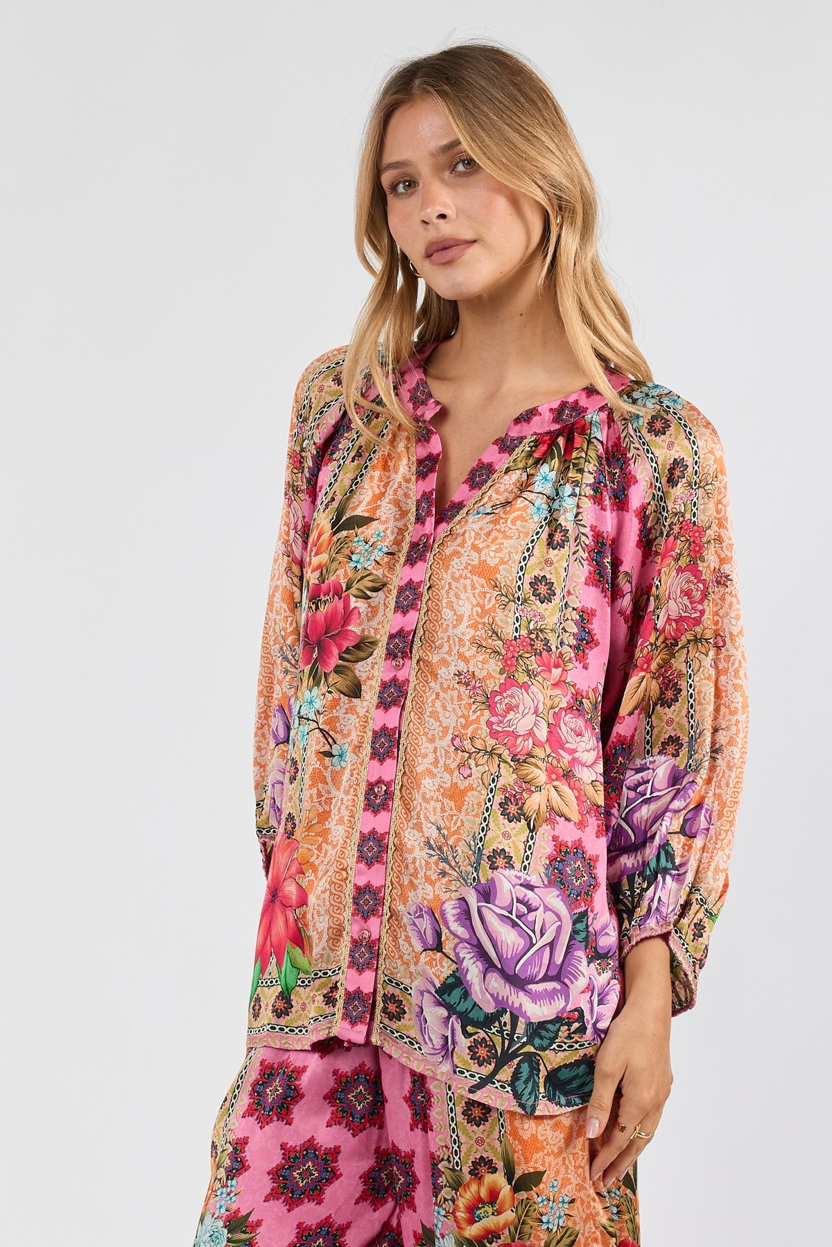 Lula Soul ALCAZAR Top in Fuschia
