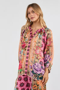 Lula Soul ALCAZAR Top in Fuschia