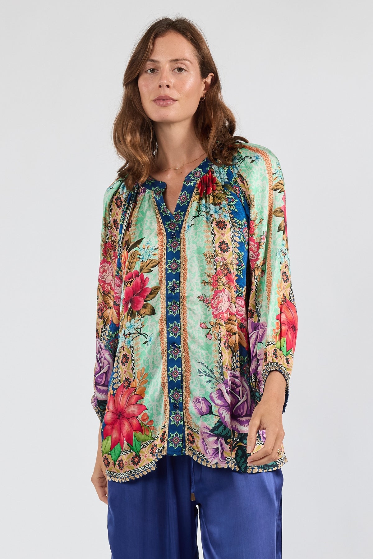Lula Soul ALCAZAR Top in Navy