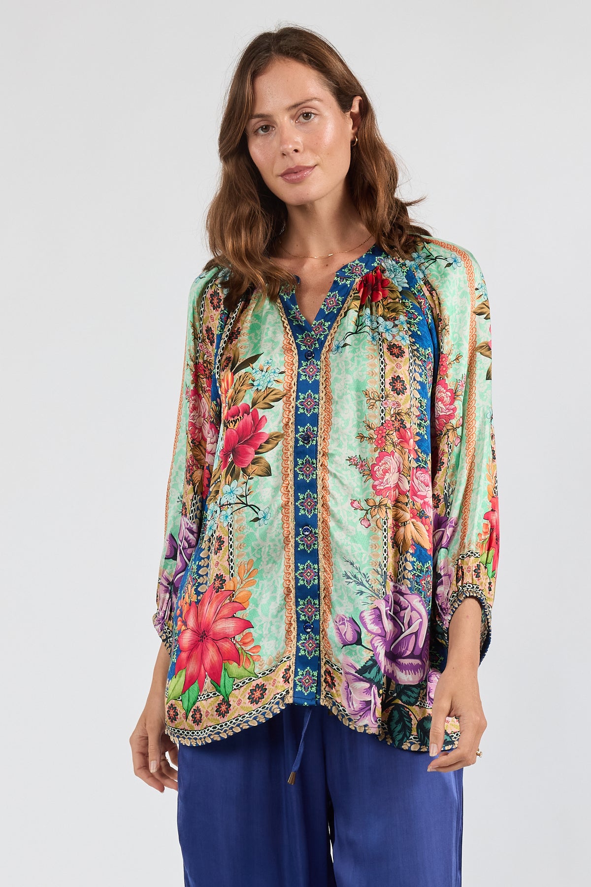 Lula Soul ALCAZAR Top in Navy