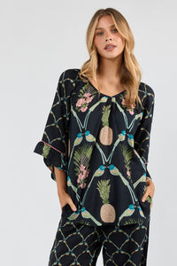 Lula Soul BEAUMONT Top in Navy
