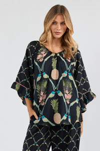 Lula Soul BEAUMONT Top in Navy