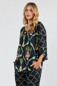 Lula Soul BEAUMONT Top in Navy