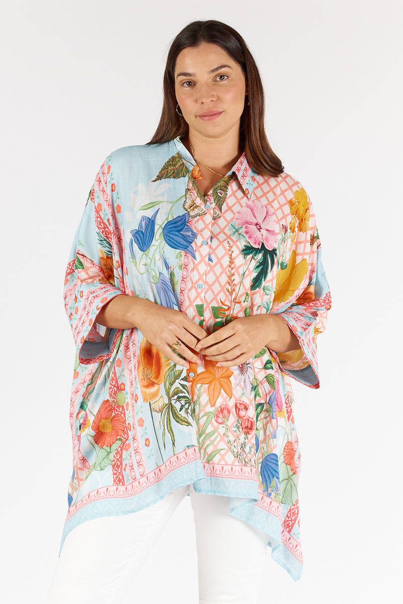 Lula Soul BELIZE Kaftan in Mist