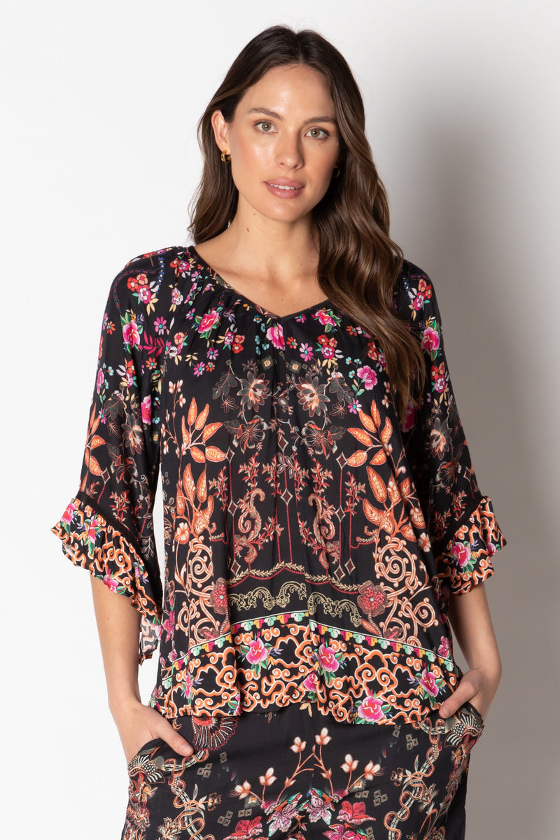 Lula Soul CORDOBA Top in Black