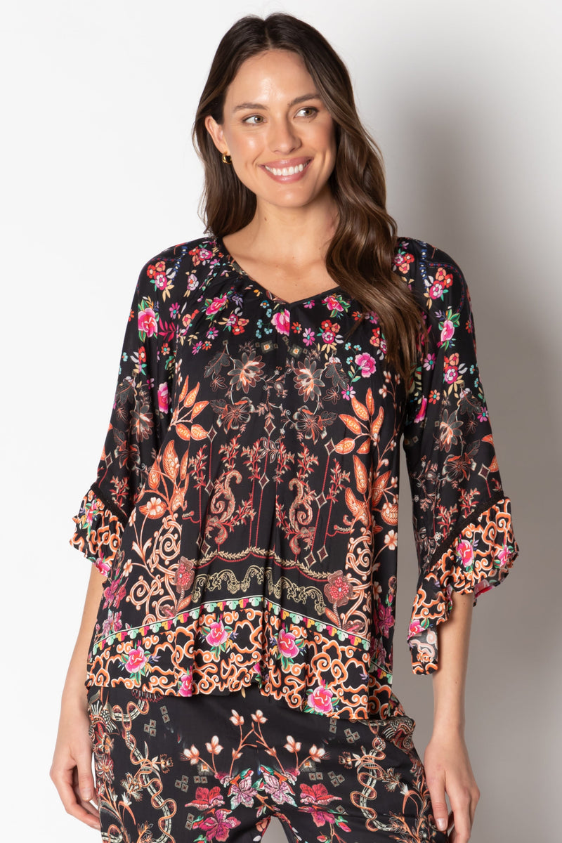 Lula Soul CORDOBA Top in Black