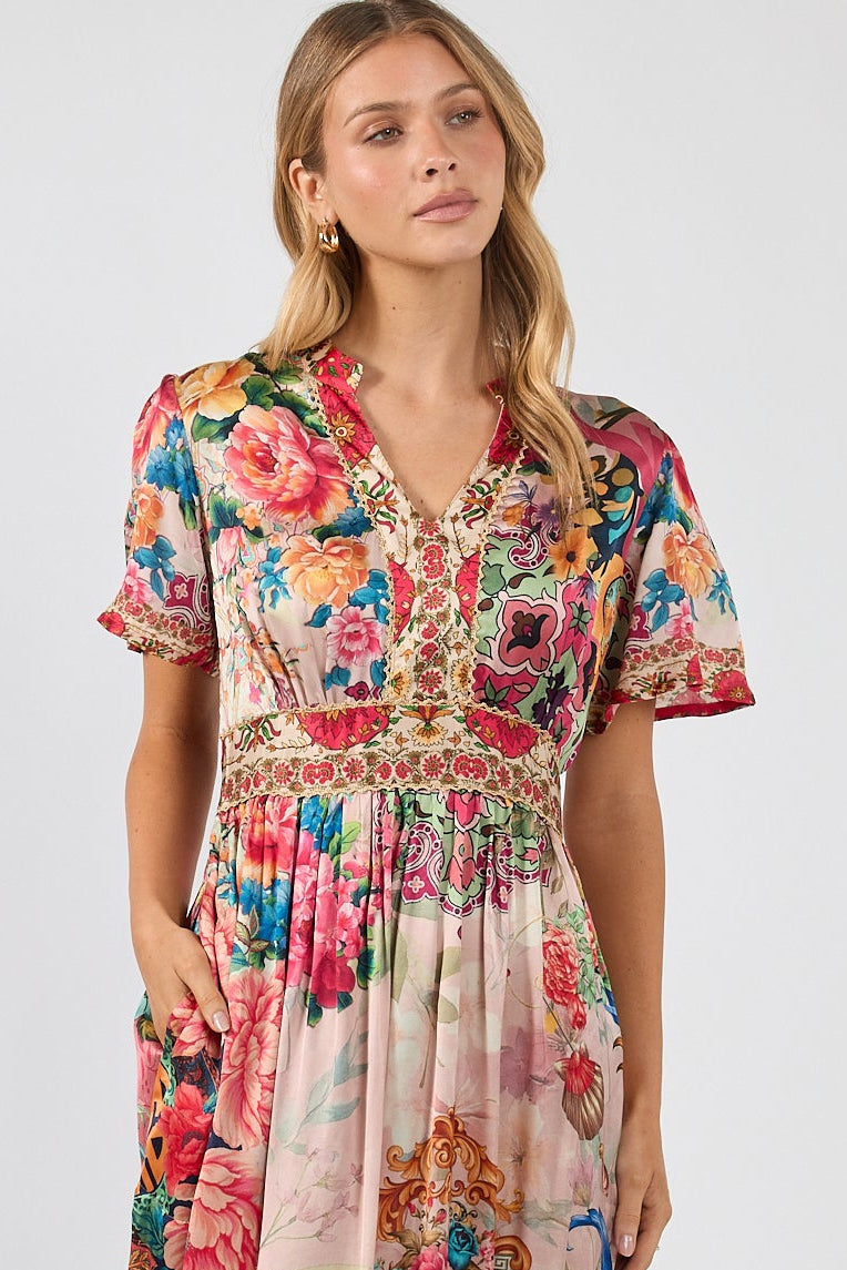 Lula Soul JARDINE Midi Dress