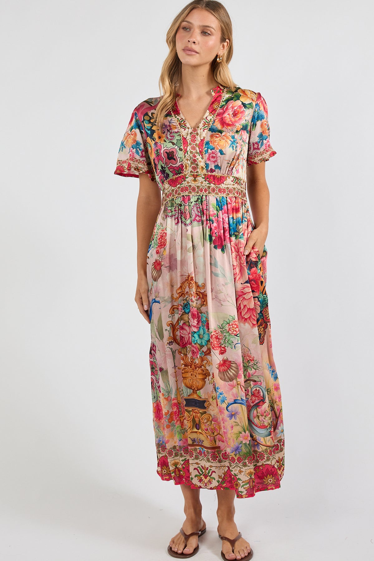 Lula Soul JARDINE Midi Dress