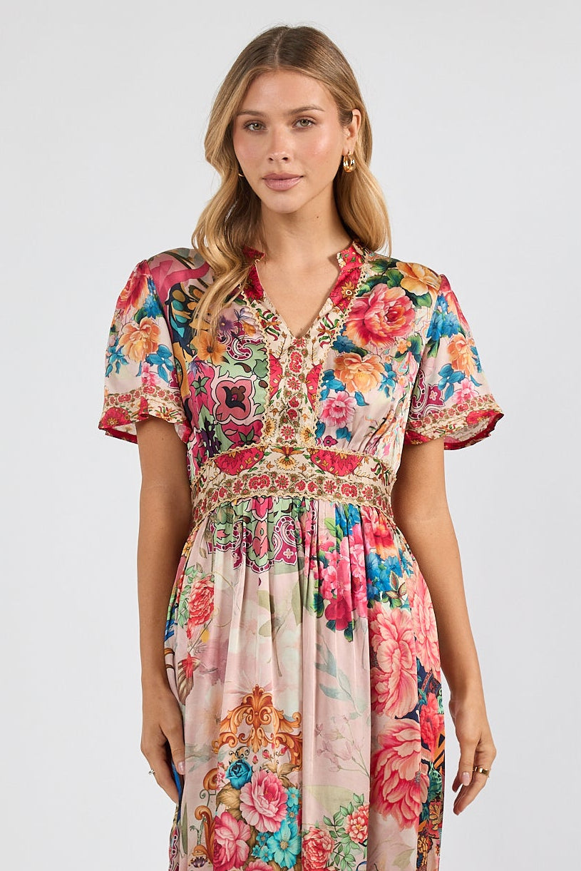 Lula Soul JARDINE Midi Dress