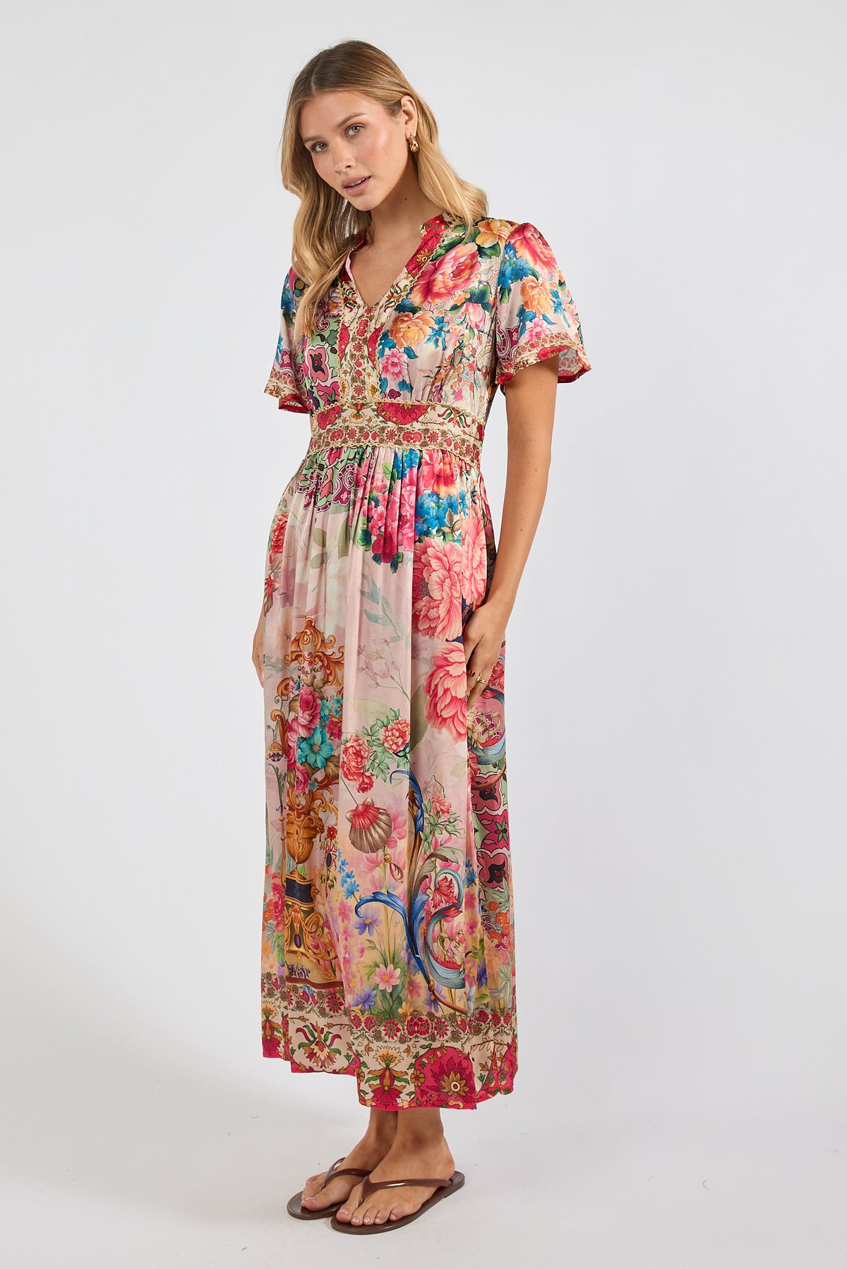 Lula Soul JARDINE Midi Dress