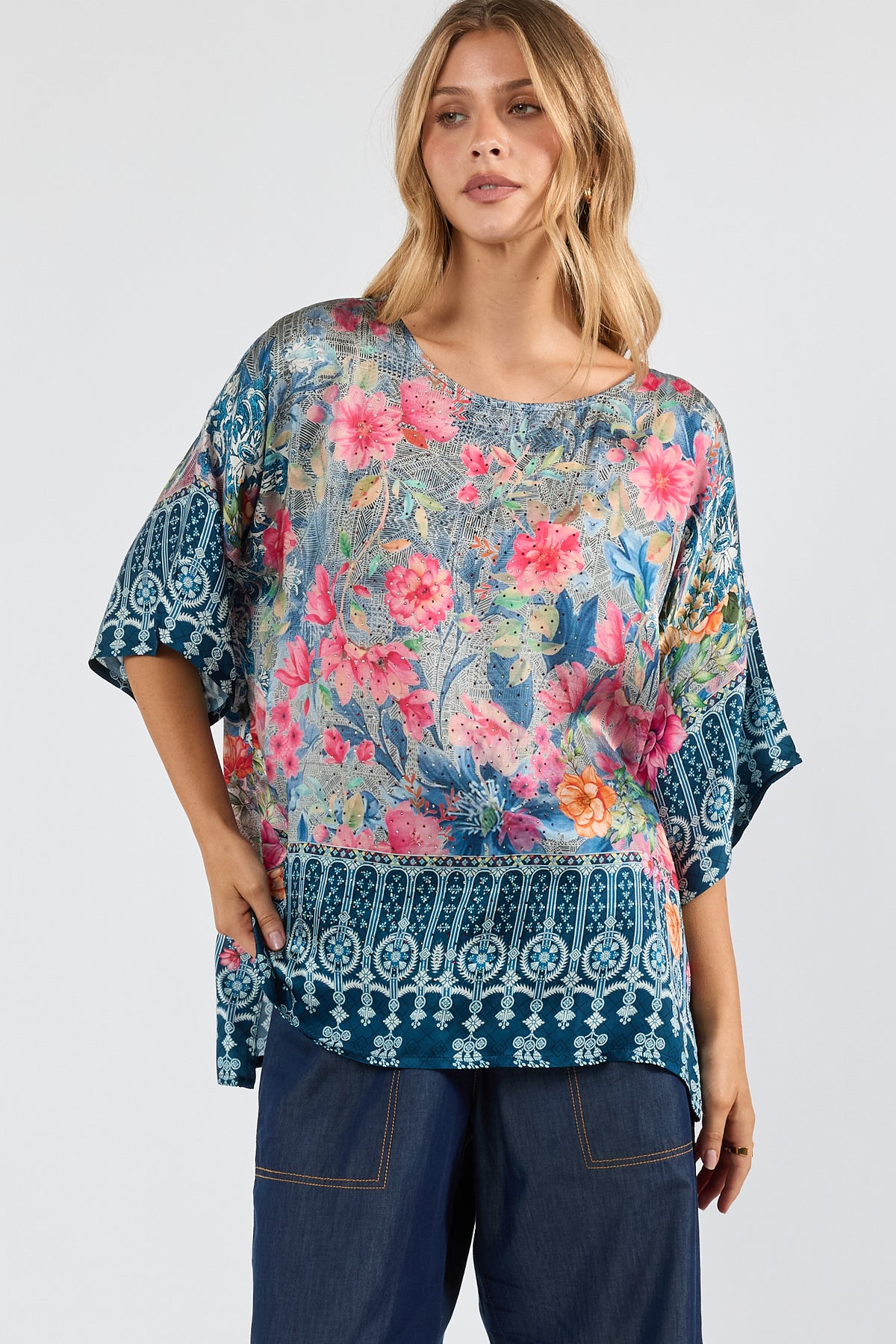Lula Soul LA MAROMA Wide T in Indigo
