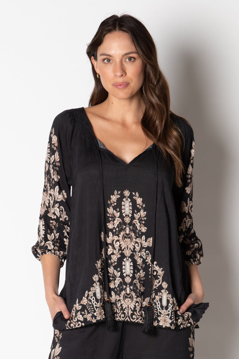 Lula Soul SAMARA Top in Black