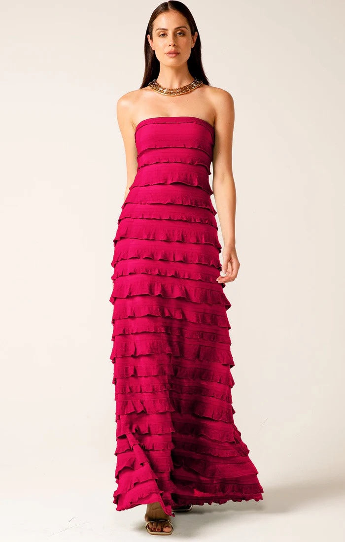 Sacha Drake Maddison Dress in Raspberry