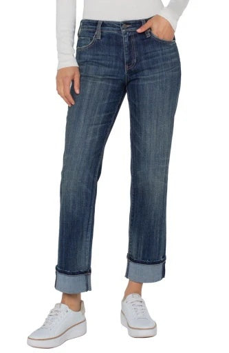 Liverpool Marley Girlfriend Cuffed Jean in Saylorville