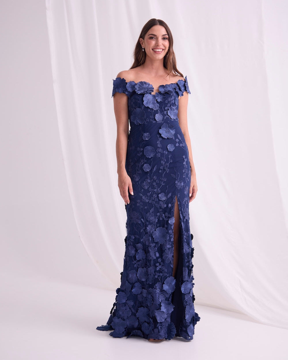 Trellis Lane MATISSIA Floral Dress in Navy