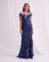 Trellis Lane MATISSIA Floral Dress in Navy