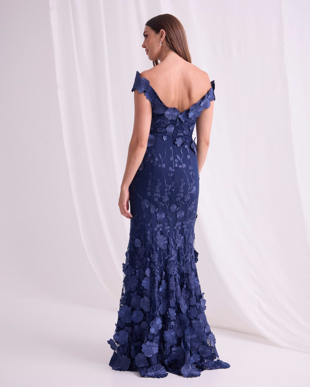 Trellis Lane MATISSIA Floral Dress in Navy