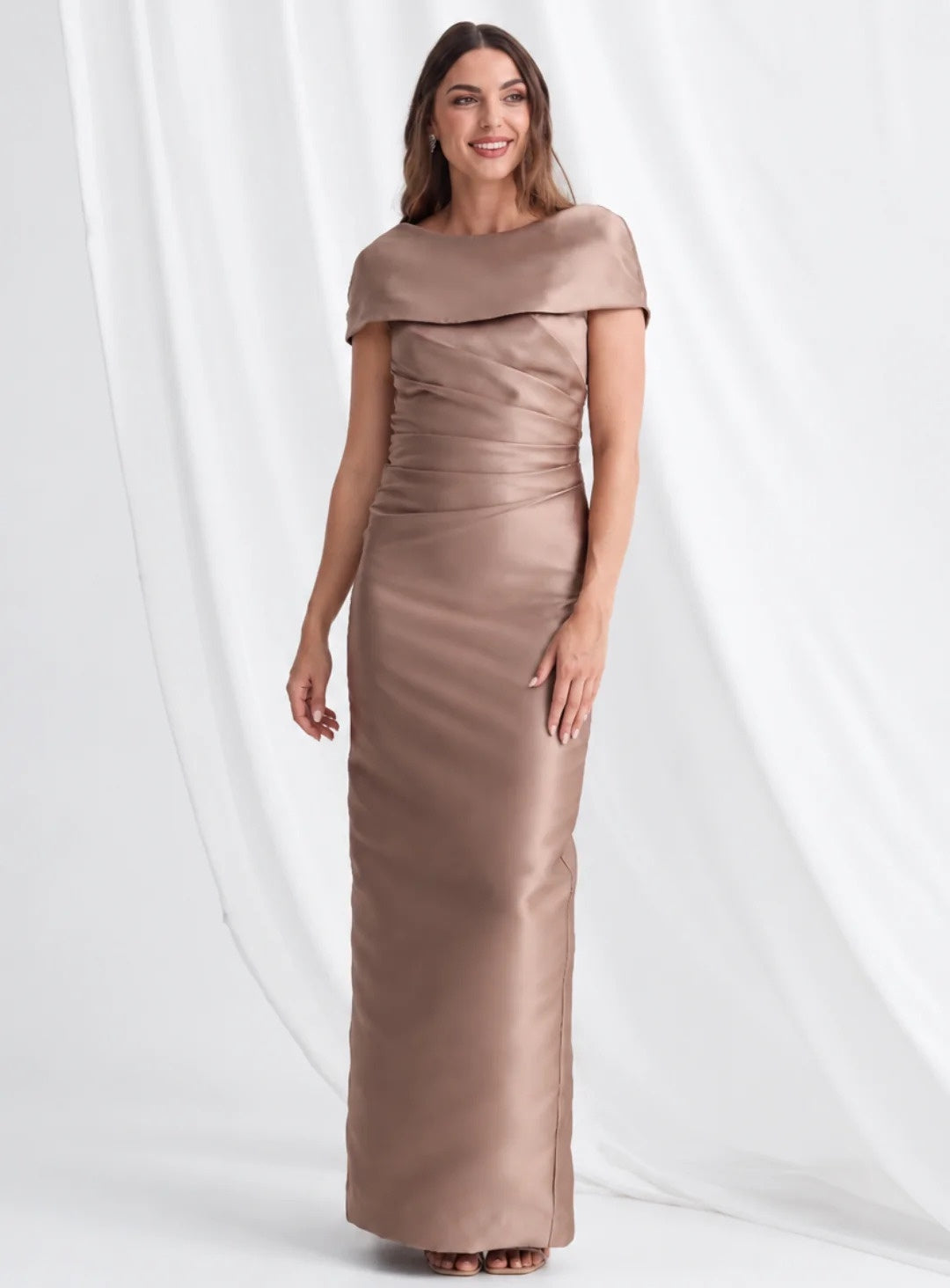 Trellis Lane PARMA Dress in Latte