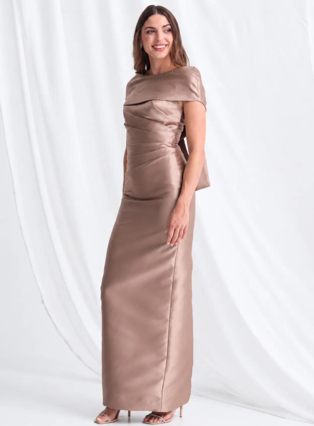 Trellis Lane PARMA Dress in Latte