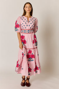 Ruby Ya Ya ALCARAZ Maxi Dress in Pink